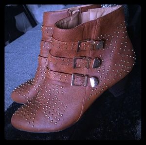 Studded booties